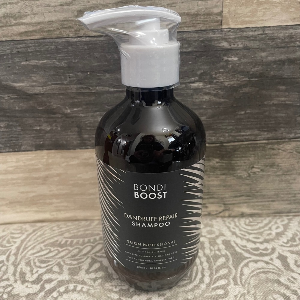 BondiBoost Dandruff Repair Shampoo 300ml 10.14oz Zinc Pyrithione Peppermint New